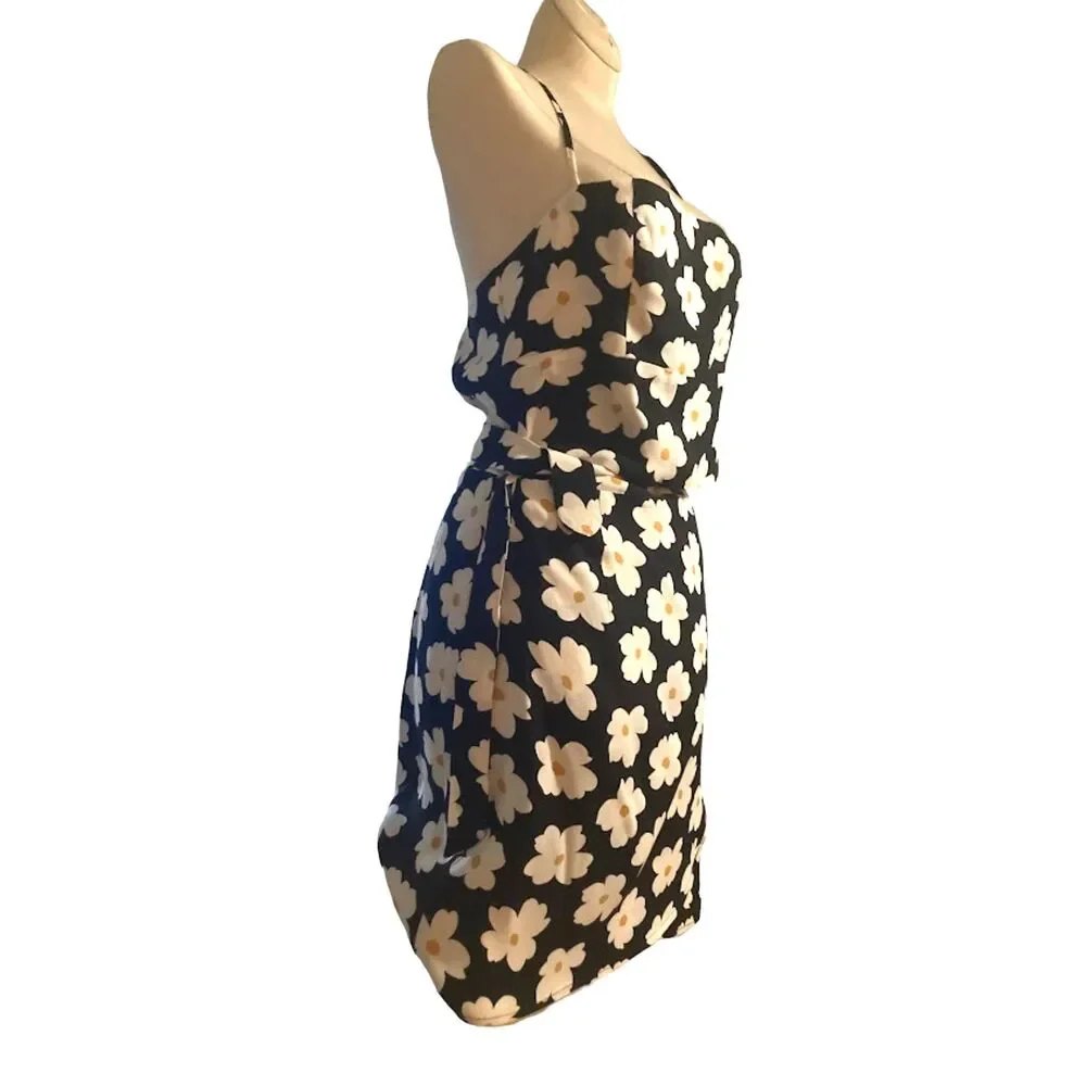 Reformation Gemma Coconut Dress floral halter wrap NWT Size 8 - Picture 8 of 16